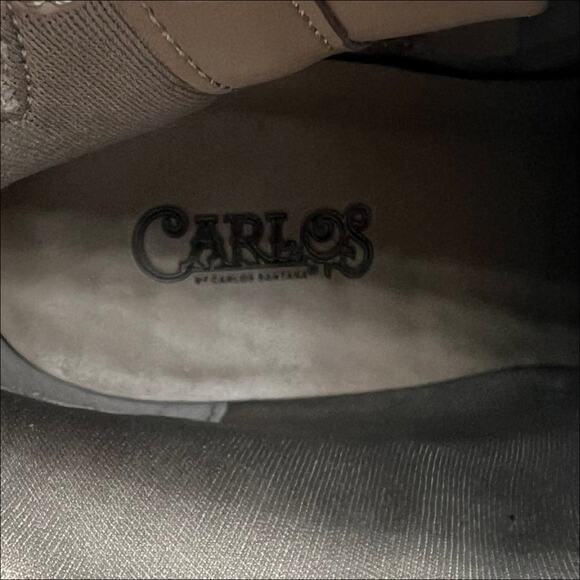 Carlos by Carlos Santana Rowan Western Booties Ankle Boots Snakeskin Size 6 - Picture 6 of 8